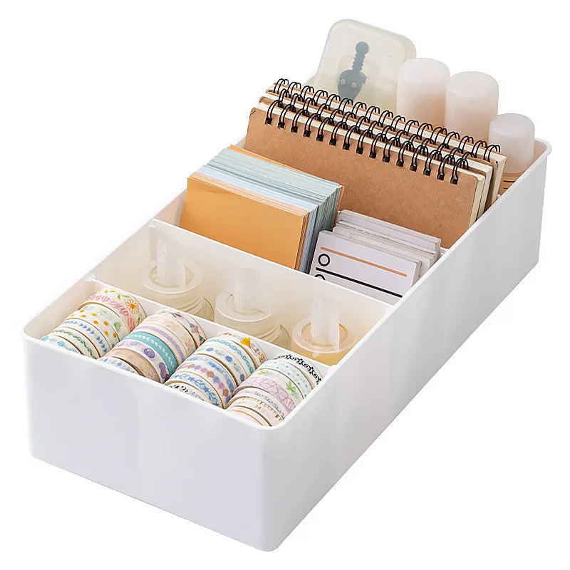 Large Storage Tray  With Divider (Set Of 2)