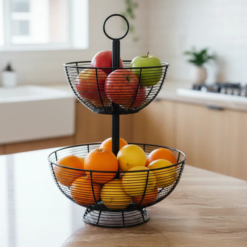 Duo Stand Fruit Basket