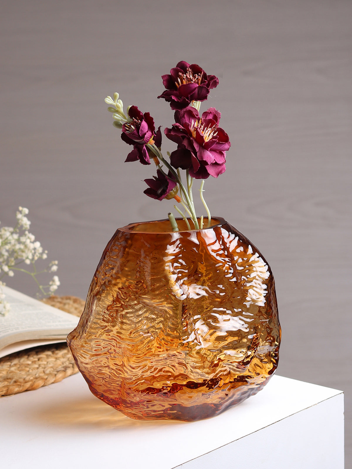 Terra Melt Crystal Vase