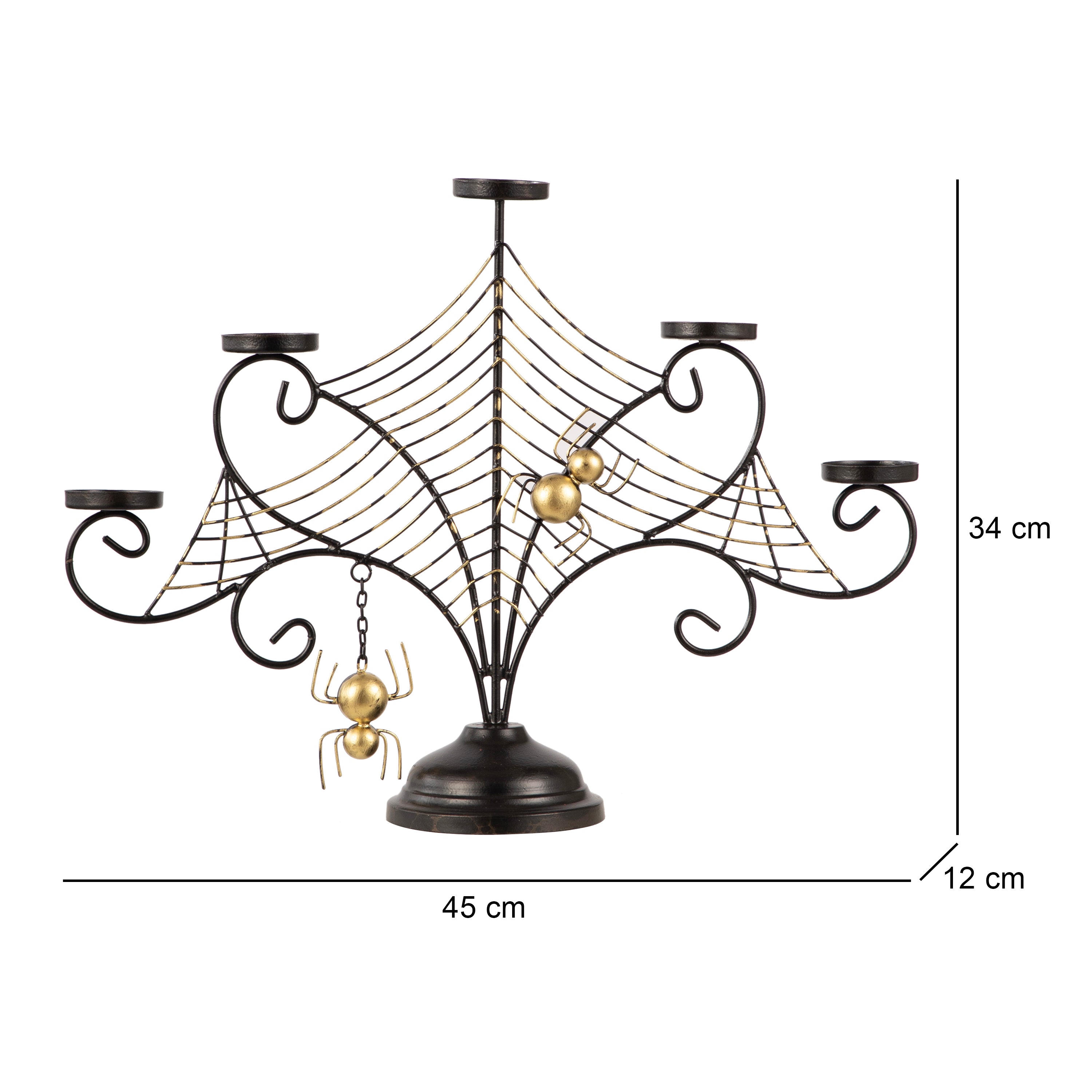 Aracne Metal Candle Stand