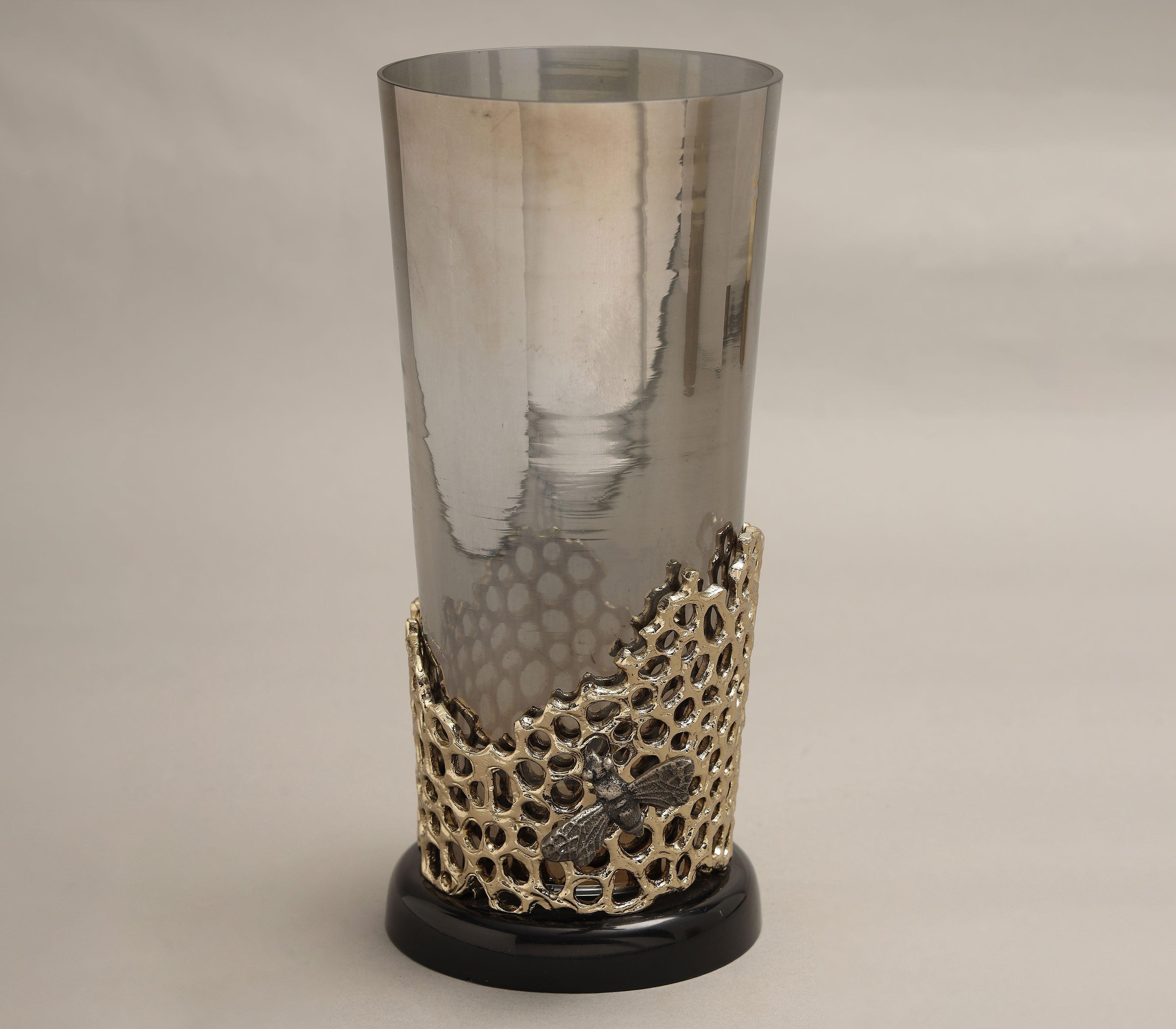 Bee Bobeche Vase for Living Room Decor