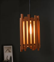 Palisade  Wooden Single Hanging Lamp
