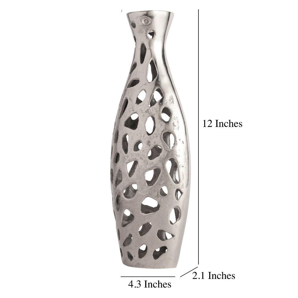 Sophia Floral Vase In Raw Finish