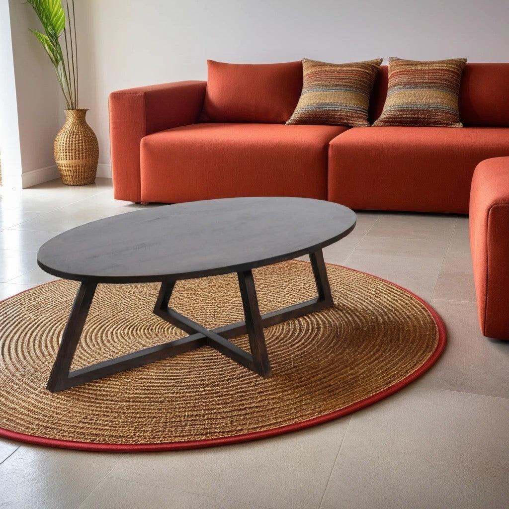 Penny Wooden Center Table for Living Room | Acacia Wood Coffee Table | Tea Table