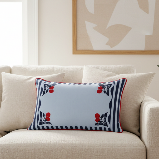 Berry Float Cushion Cover