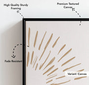 Burst White Wall Painting