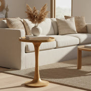 Lunara Side Table | Natural brown