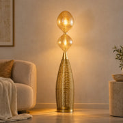 Twilight Brass Floor Lamp