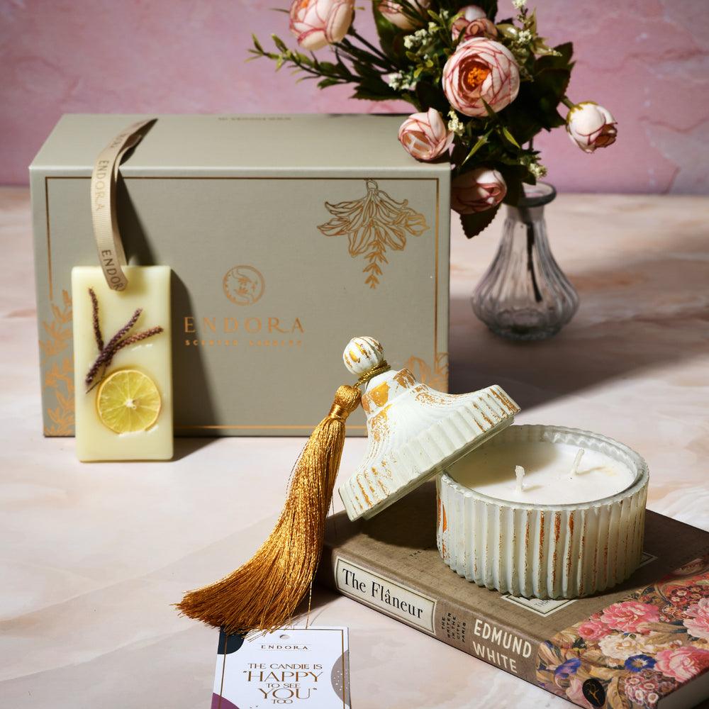 Tassle Top Jar + Wax Tablet