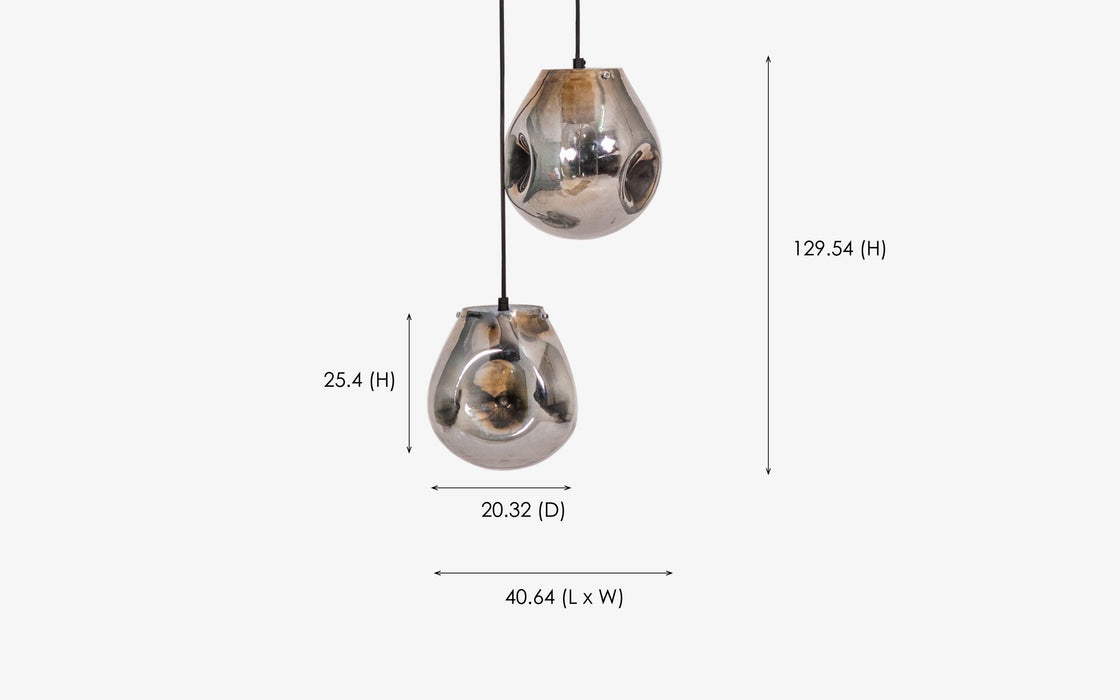 Chipo Cluster of 2 Hanging Lamps | Modern Ceiling Lights