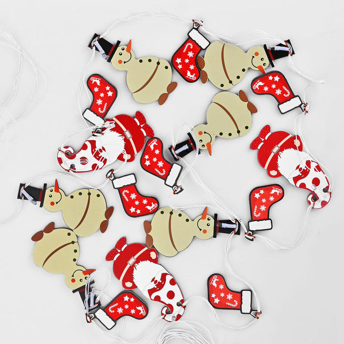 Snowman - Santa Light Bunting