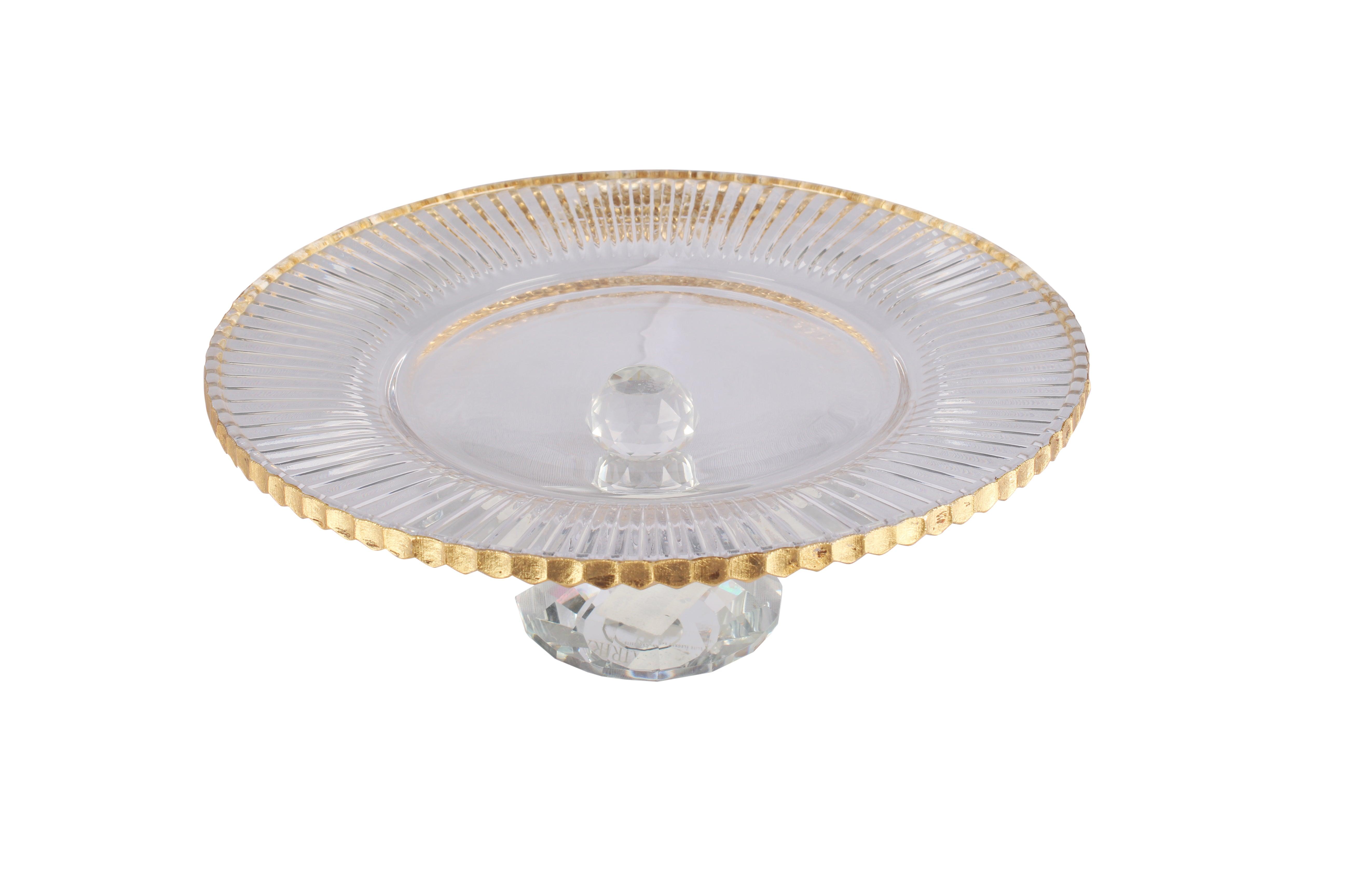 Crystal Cake Stand/Serving Platter