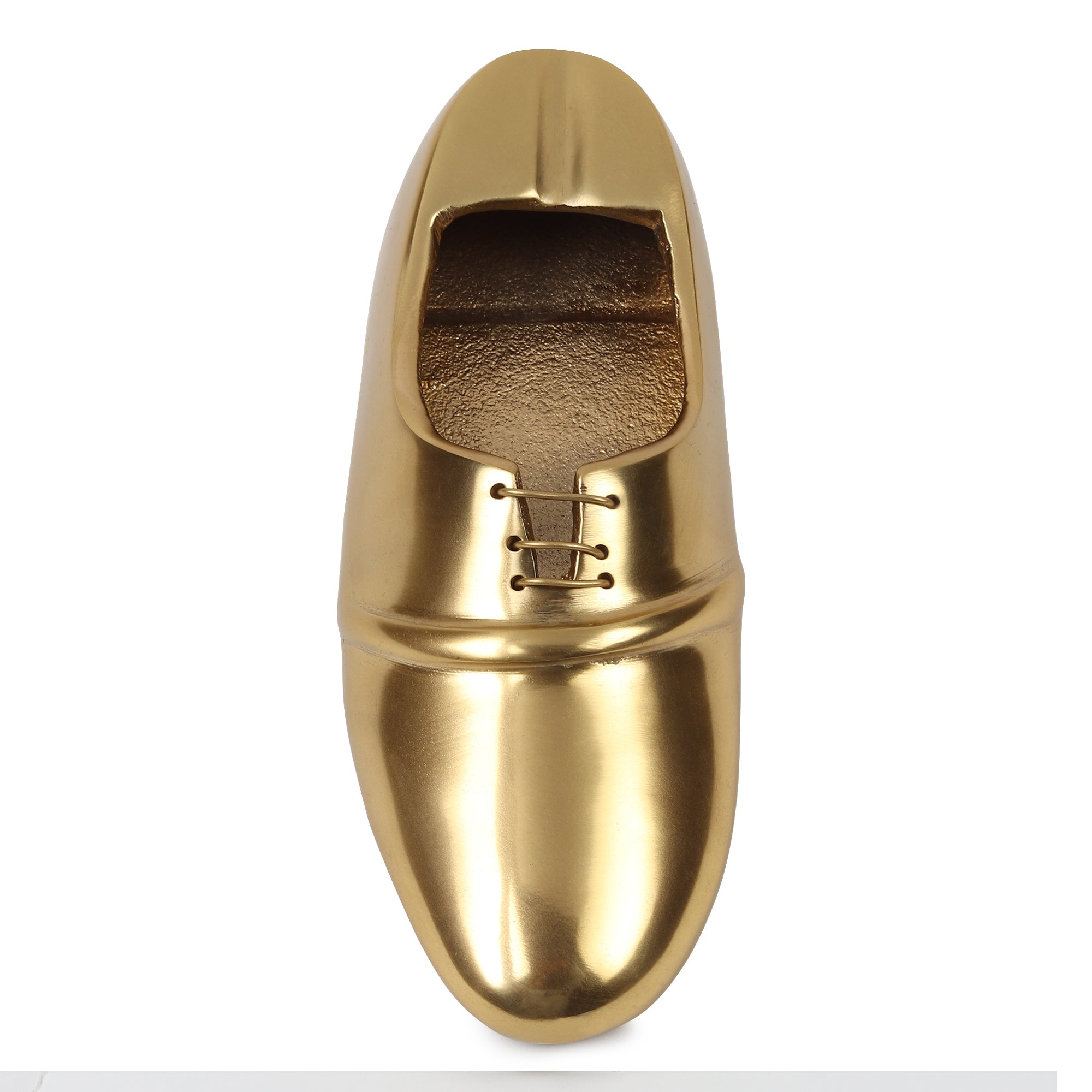 Sole Aluminium Ashtray | Gold Decorative Ashtray & Tabletop Accent for Modern Home Décor