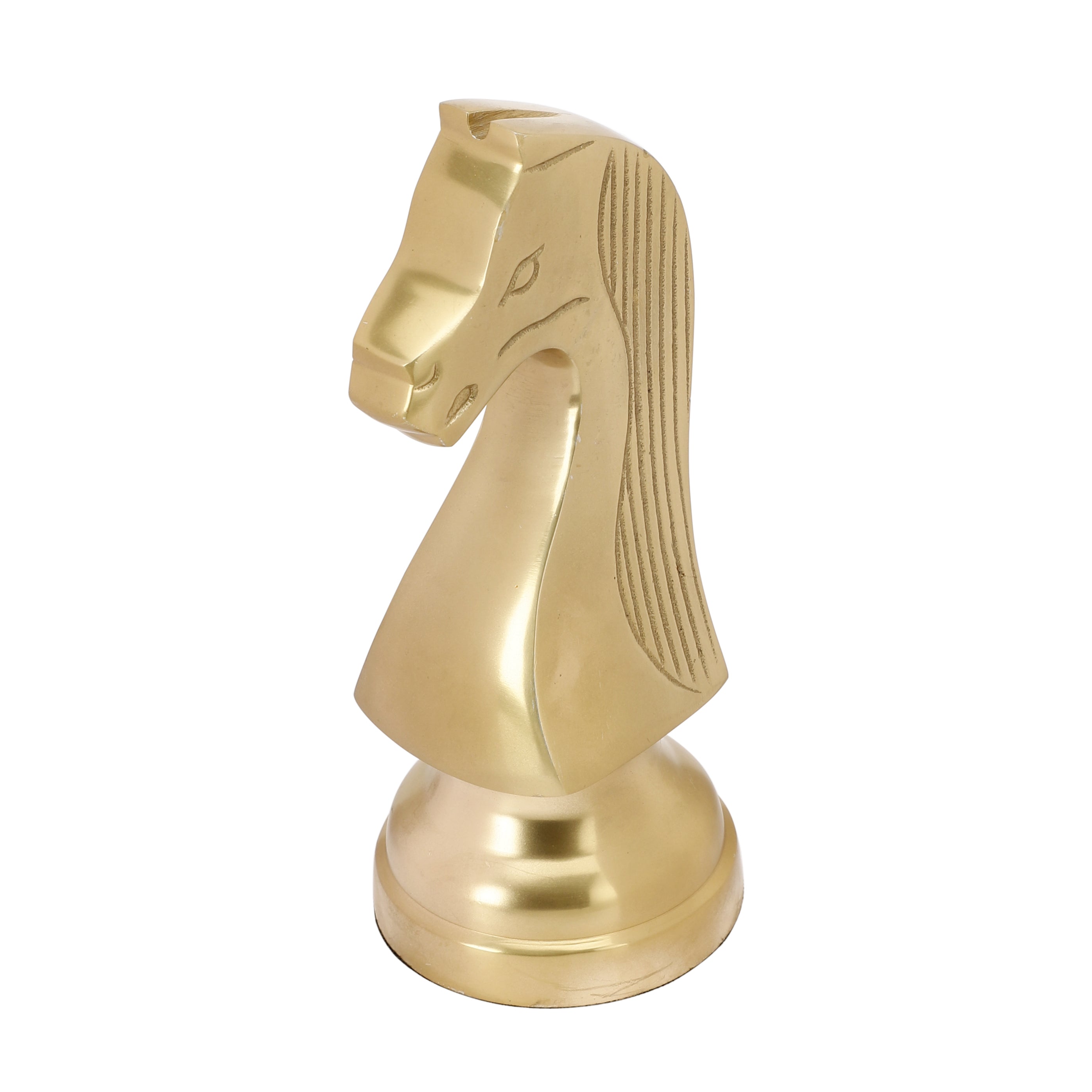 Chess Horse Gold Showpiece