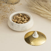 Trinket Box-White Marble