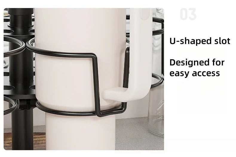 Rotating Tumbler Cup Holder