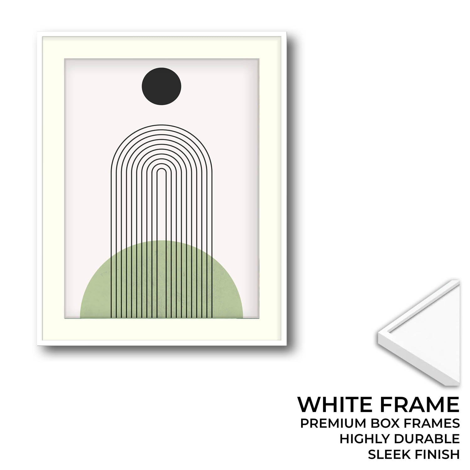 Arco Green Wall Painting