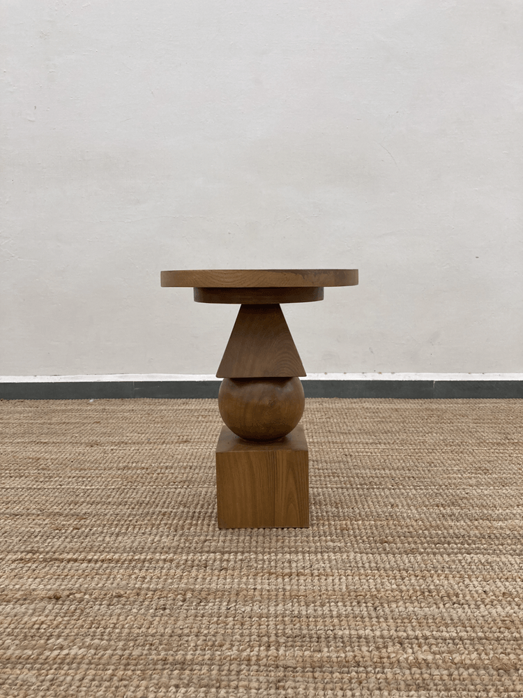 Totem Side Table | Solid Ash Wood