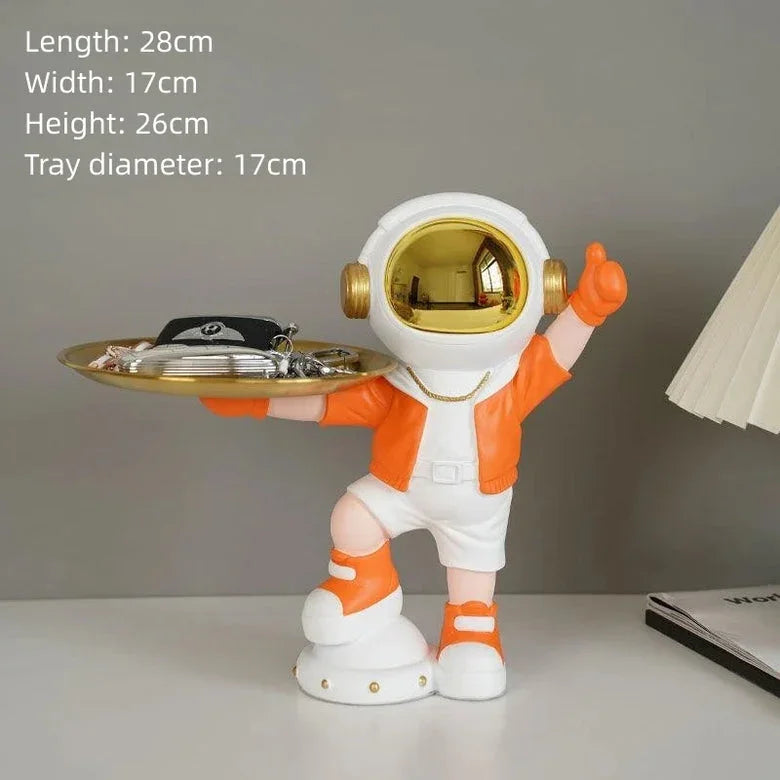 Astronaut Serve Showpiece - Orange