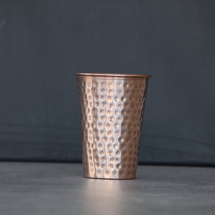 Hammered Copper Glass | Tamba Bartan & Copper Glassware