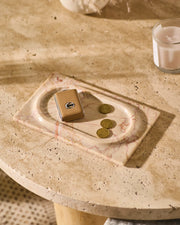 Mesa Marble Tray - Pink