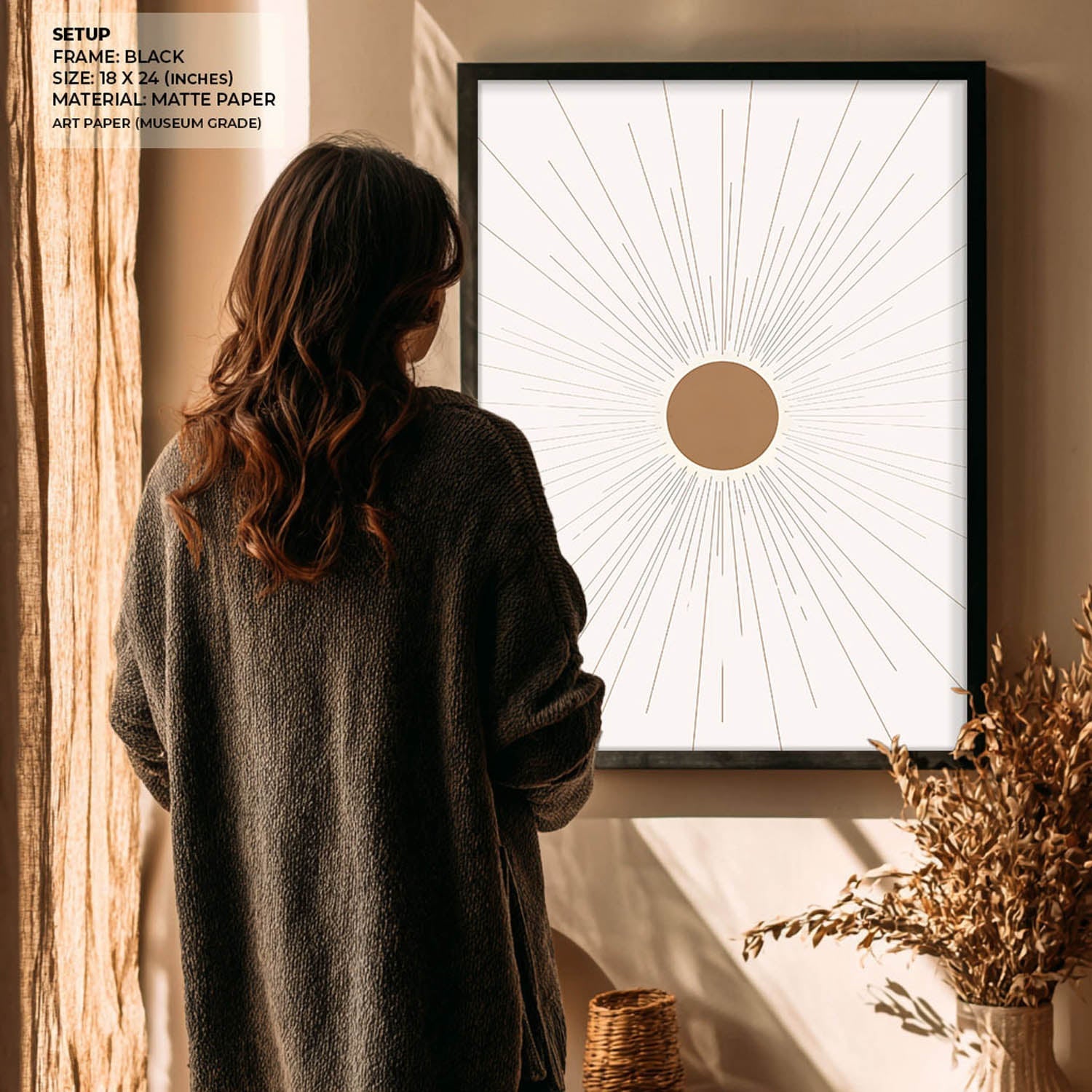 Radiant Wall Painting