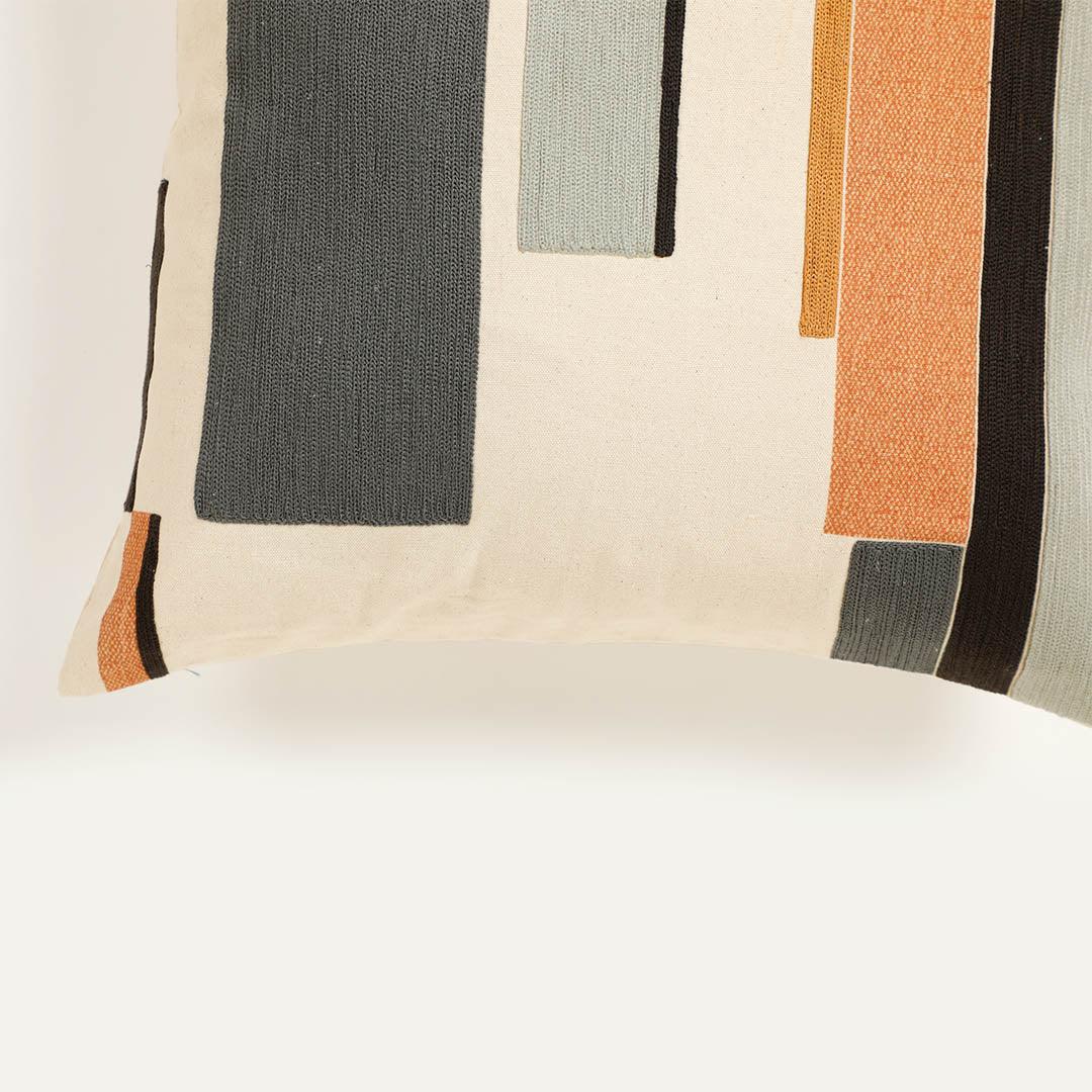 Jasper Embroidered Cushion Cover