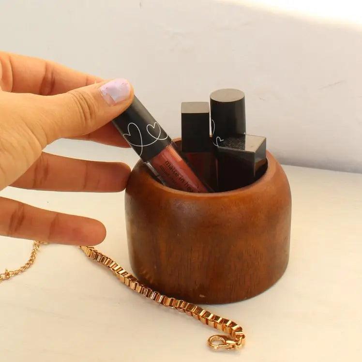 Mini Make Up And Jewelry Organizer | Wood
