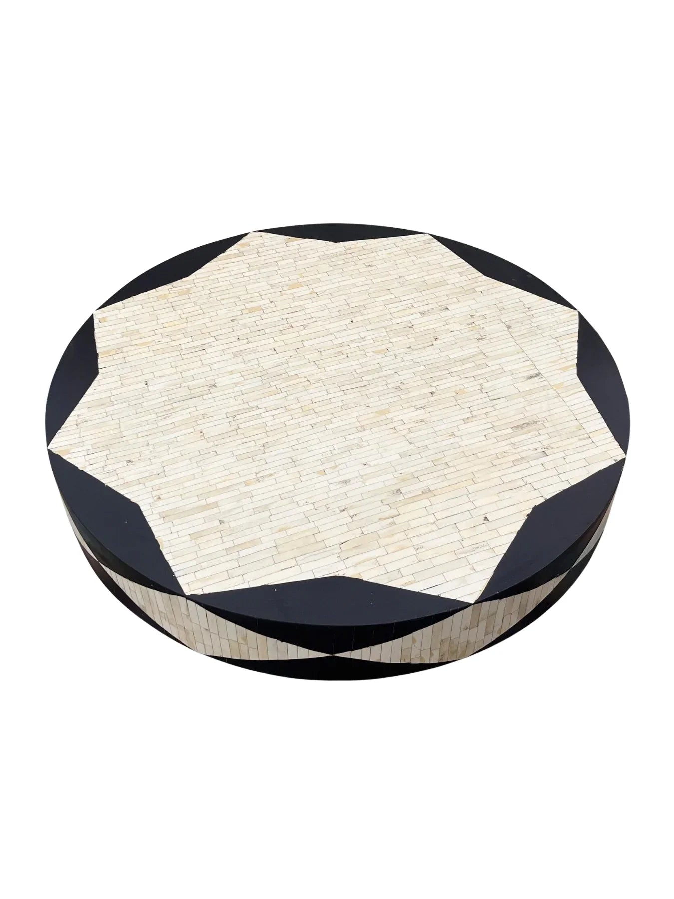 Philly Inlay Round Coffee Table -Eliza