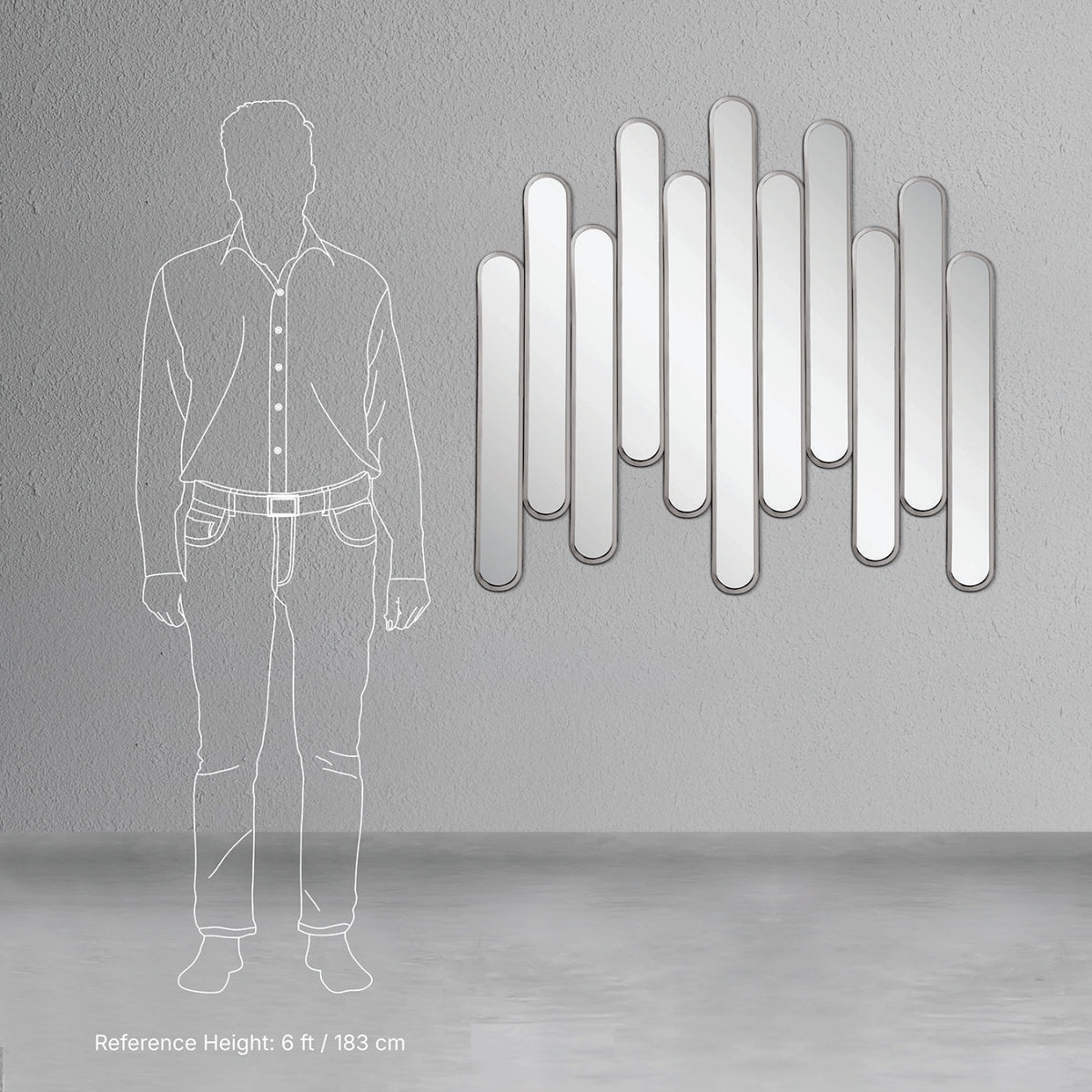 Meridian Sticks Mirror