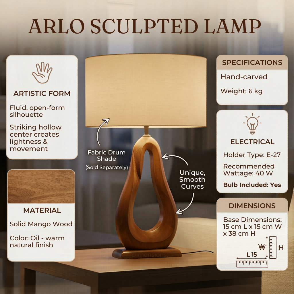 Arlo Sculpted Lamp