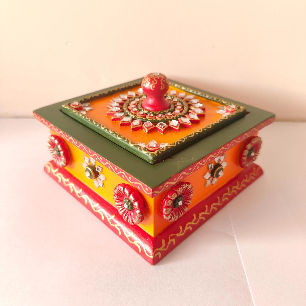 Paper Mache Decorative Box