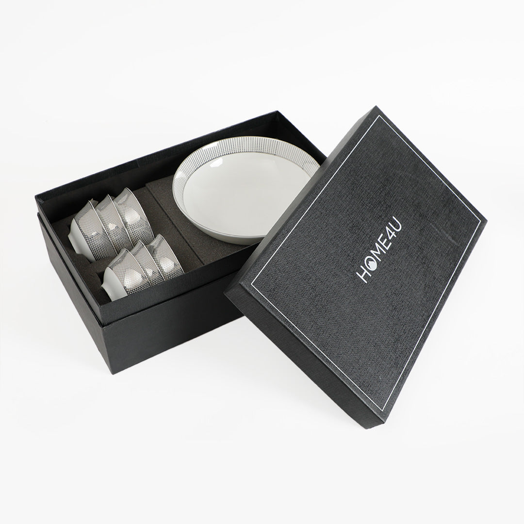 Platina Dessert Bowl Gift Set of 7