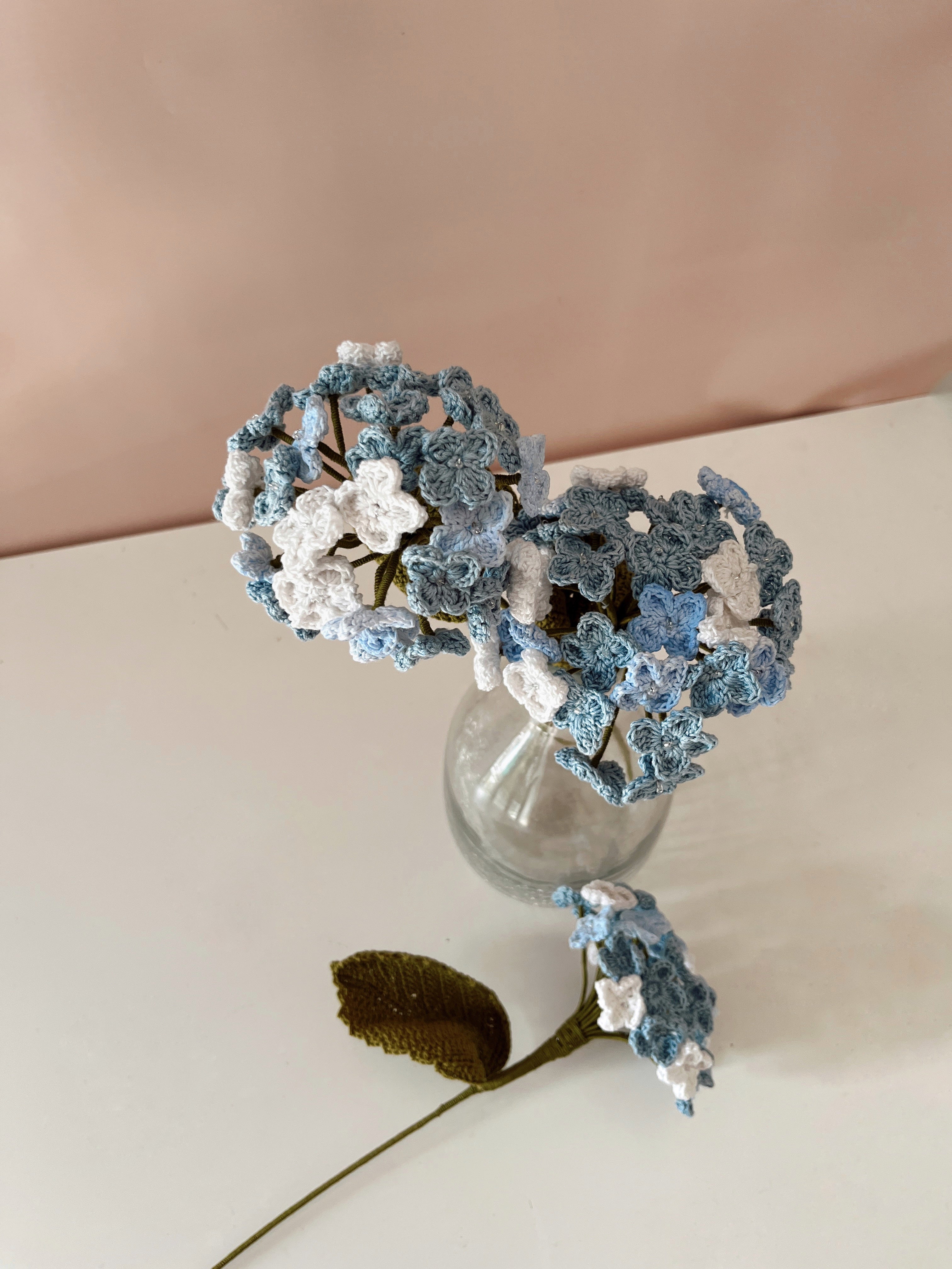 Crochet Hydrangea Flower Without Wrap