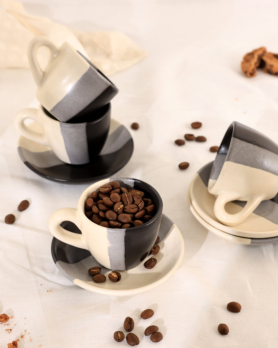 Yin Yang Espresso Cup & Saucer