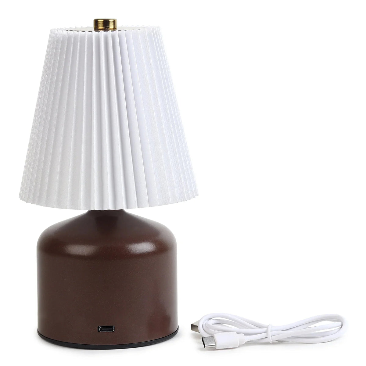 Dora Cordless Table Lamp for Living Room & Bedroom | Touch Sensor Portable Desk Lamp with USB Charging