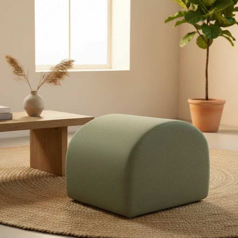 Orian Fabric Ottoman