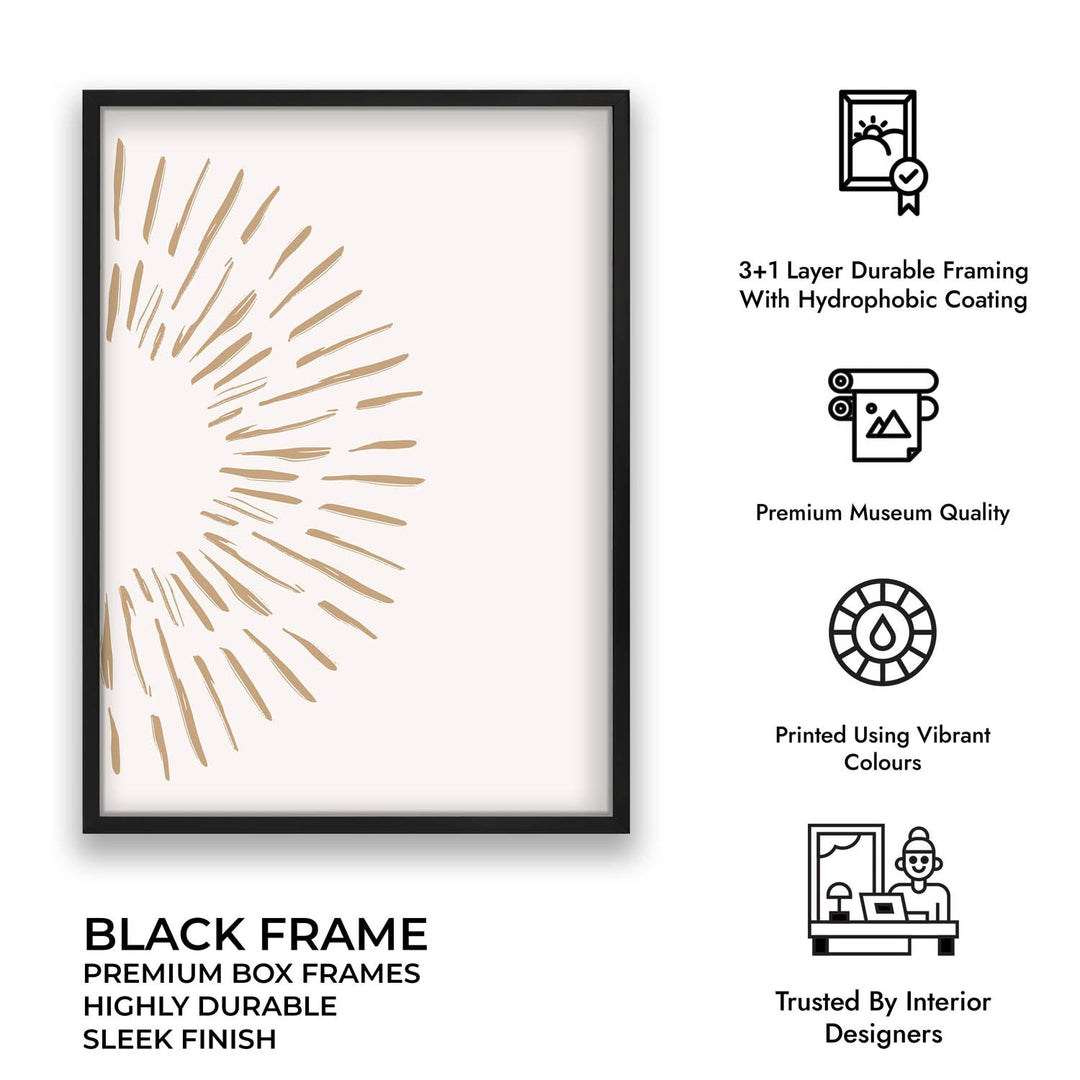 Burst White Wall Painting