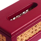 Rattan Tissue Box