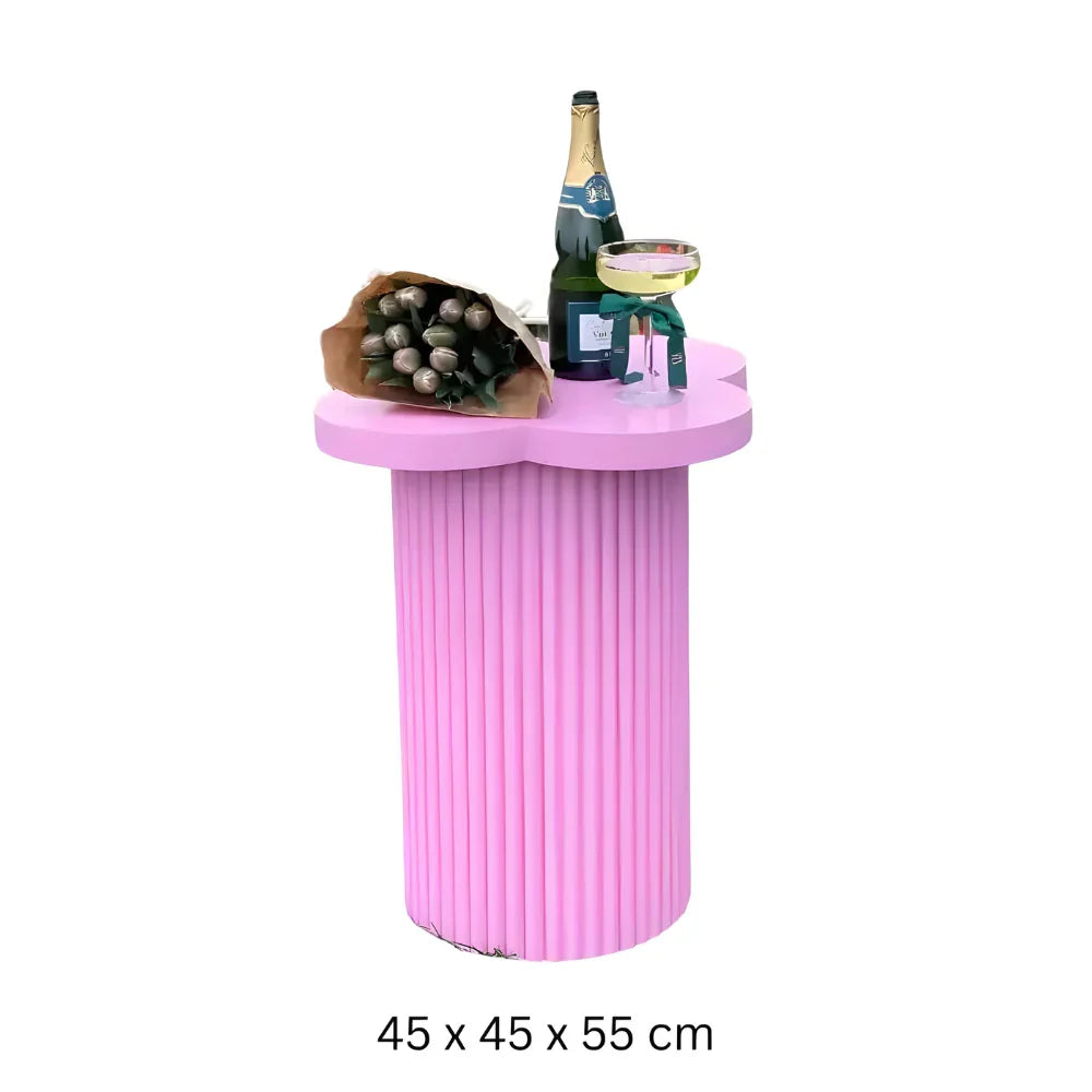 Elegant Design Coffee Table Child-Safe Montessori Activity Table for Kids (Pink)