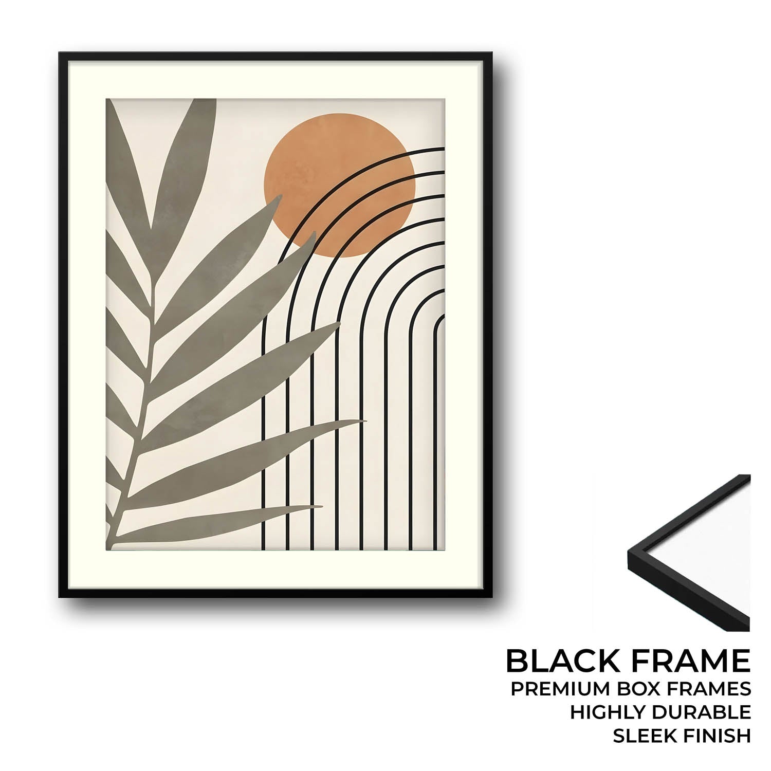 Sunlit Leaves Wall Painting