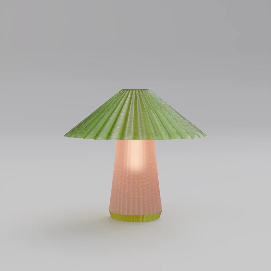 Aurora Flute Mushroom Table Lamp