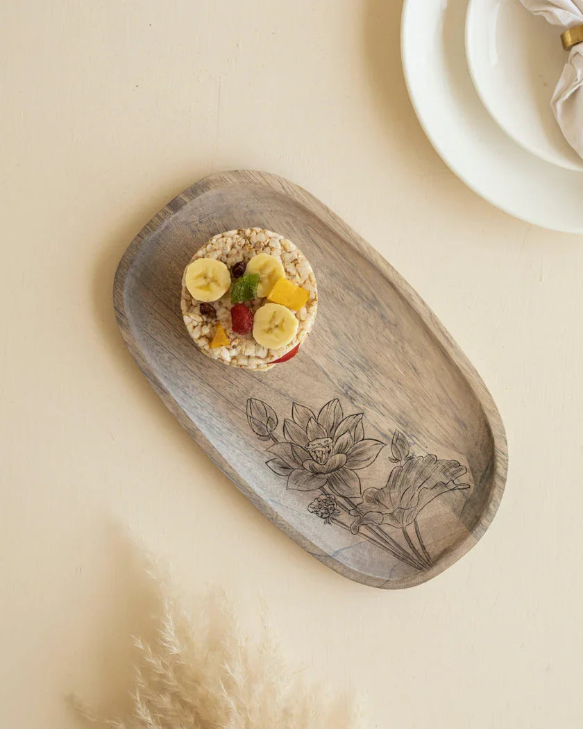 Eva Mango Wood Medium Platter