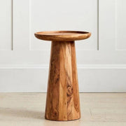 Tray Top Sheesham Wood End Table| Wooden Side Table for Living Room