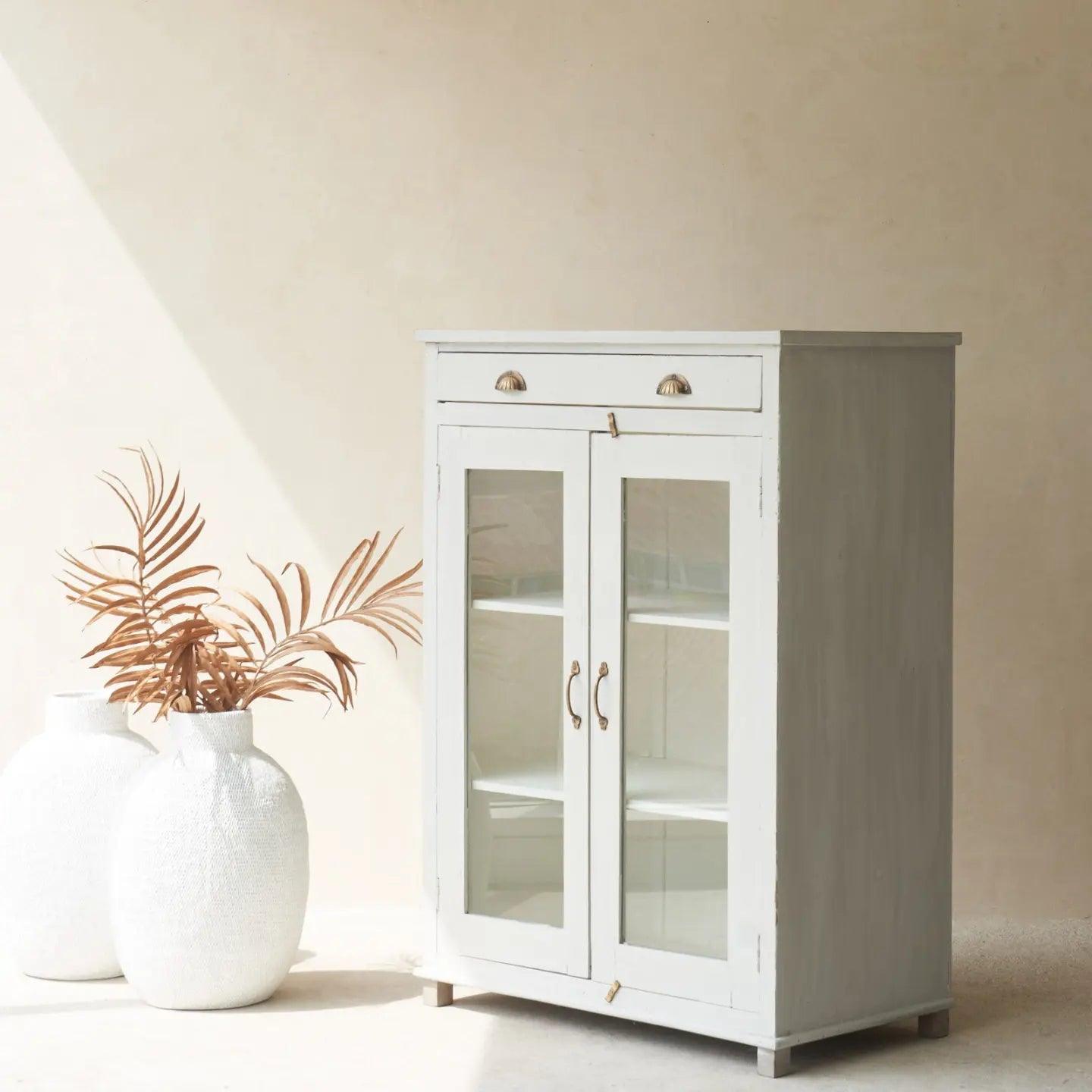 Toronto Mango Wood Cupboard Cum Cabinet