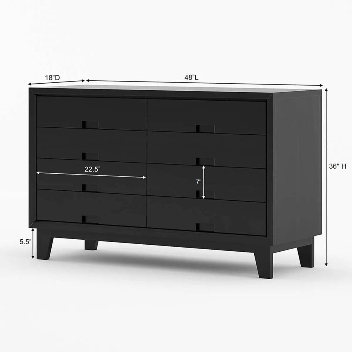 Harleen Solid Wood Chest Of Drawer