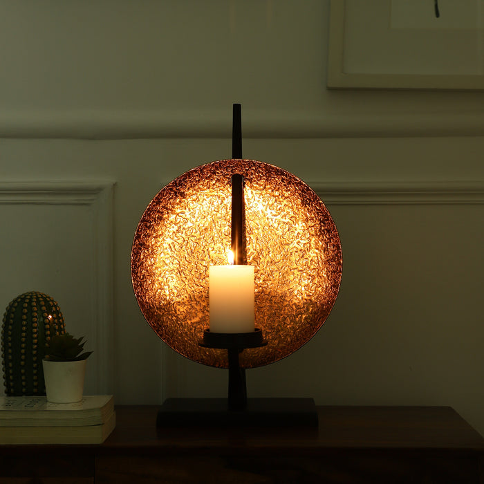 Luminous Disc Candle Holder | Table Candle Stand