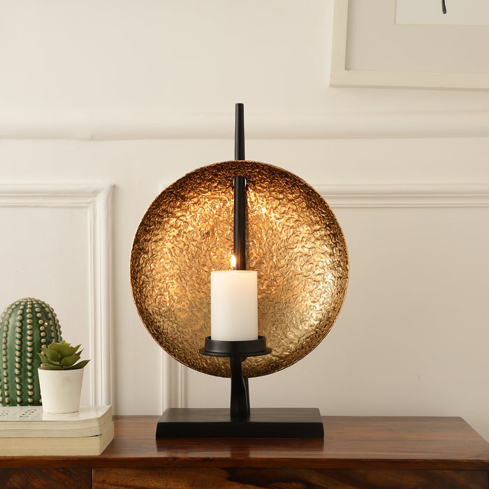 Luminous Disc Candle Holder | Table Candle Stand