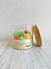 Succulent  Garden Candle