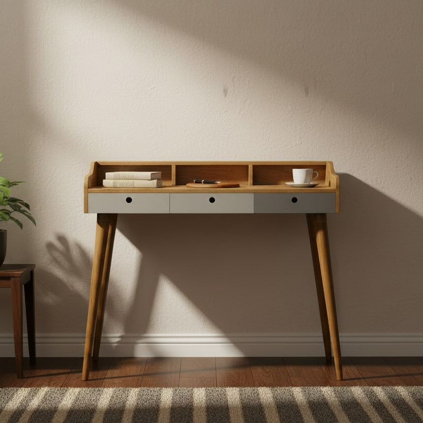 Grey Gallery Writing Desk